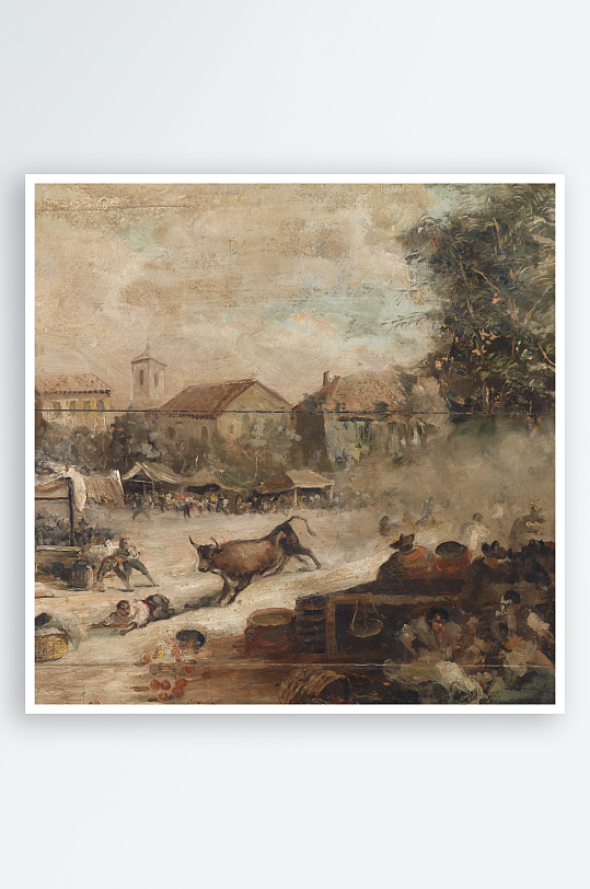 欧美风景画油画装饰画-众图网