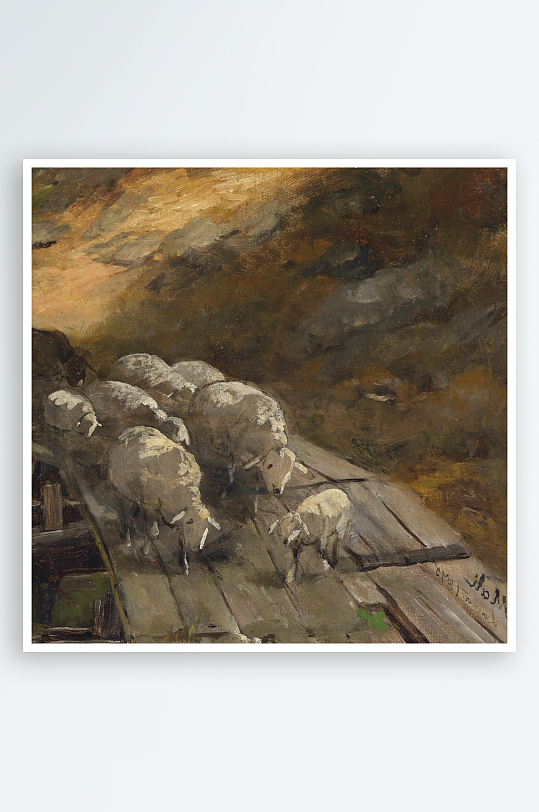 欧美风景画油画装饰画-众图网