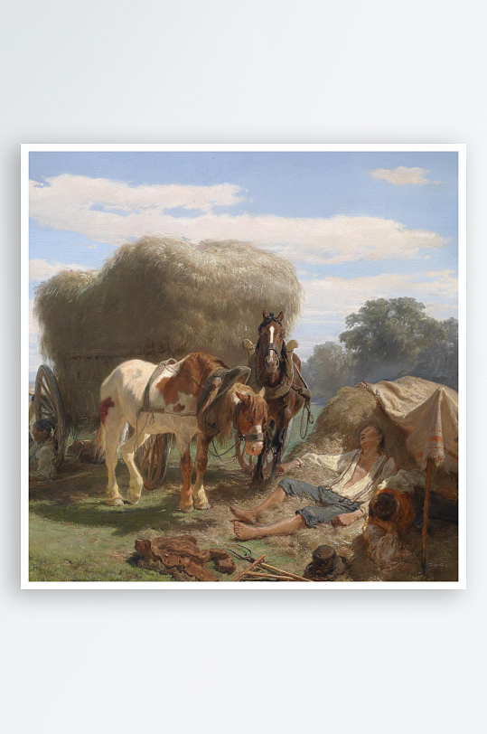 欧美风景画油画装饰画-众图网