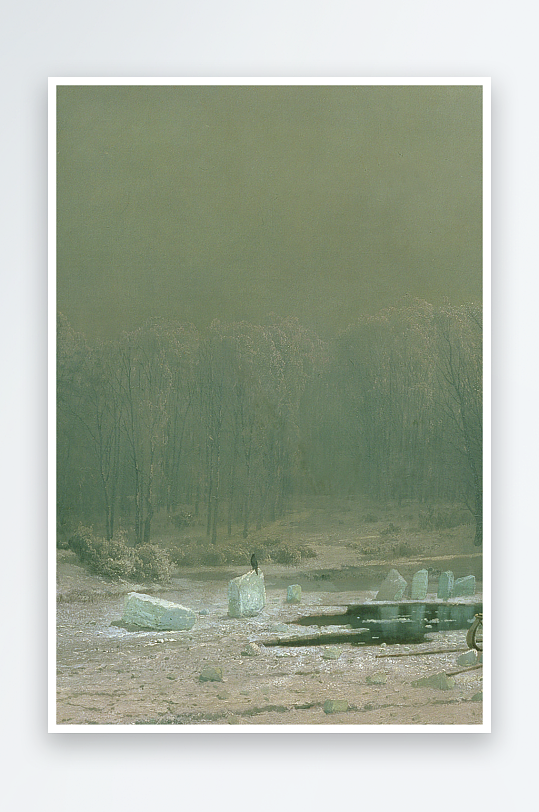 高清欧美风景画油画装饰画-众图网