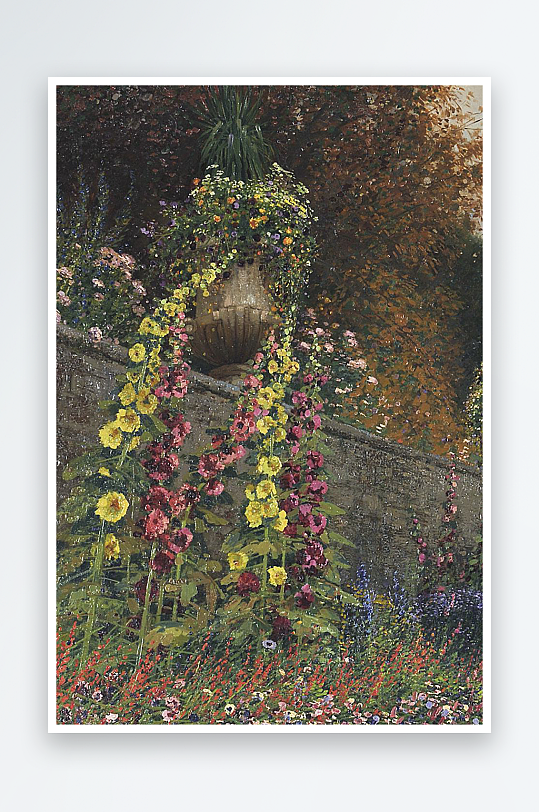 高清欧美风景画油画装饰画-众图网