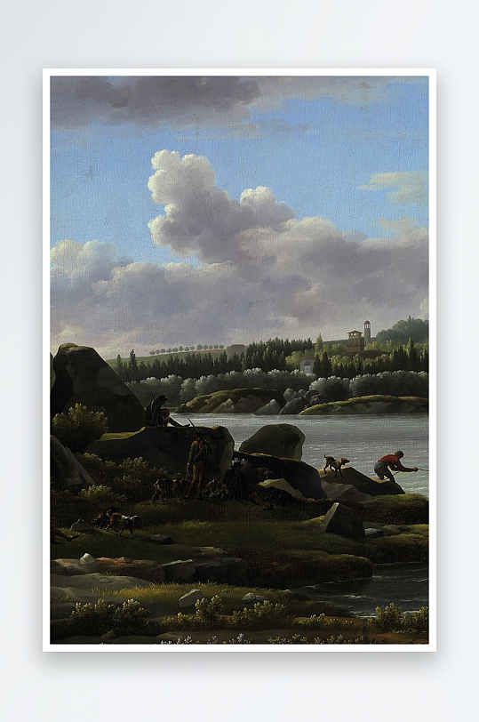 美丽欧美风景画油画装饰画-众图网