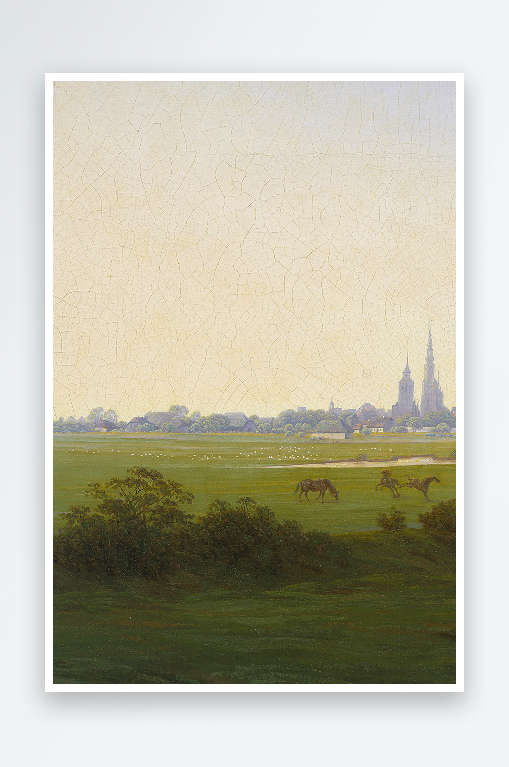 美丽欧美风景画油画装饰画素材