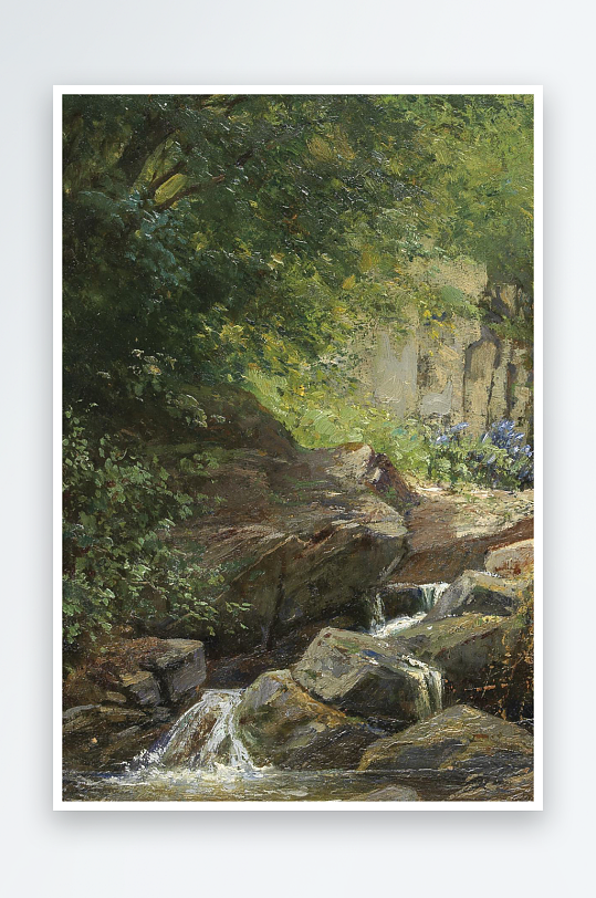 欧美风景画油画装饰画-众图网