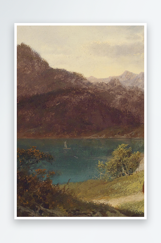 欧美风景画油画装饰画-众图网