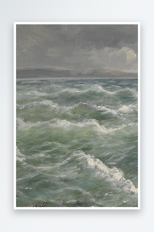 欧美风景画油画装饰画图片-众图网