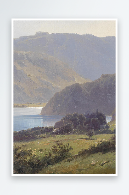 欧美风景画油画装饰画图片-众图网