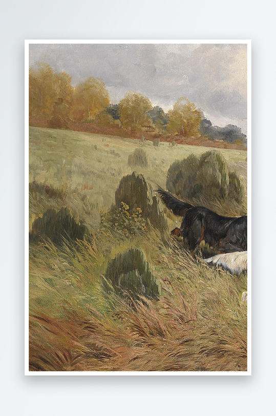 欧美风景画油画装饰画图片-众图网