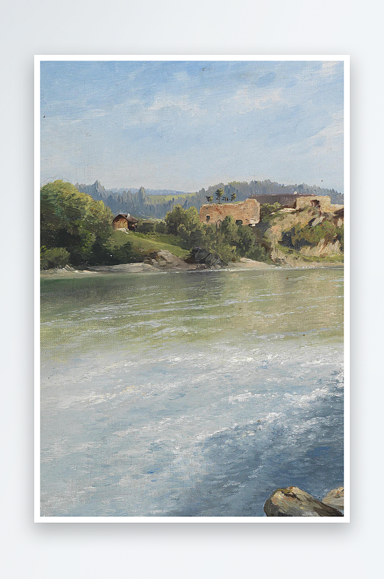 欧美风景画油画装饰画-众图网