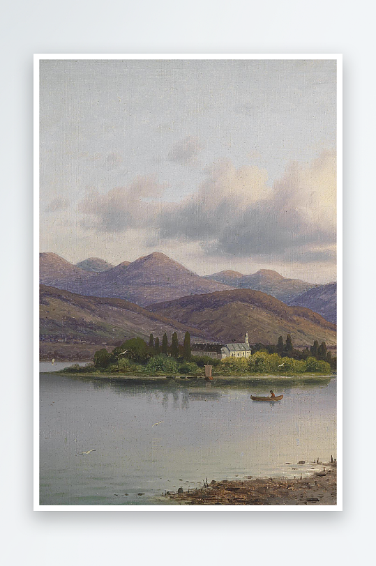 欧美风景画油画装饰画-众图网