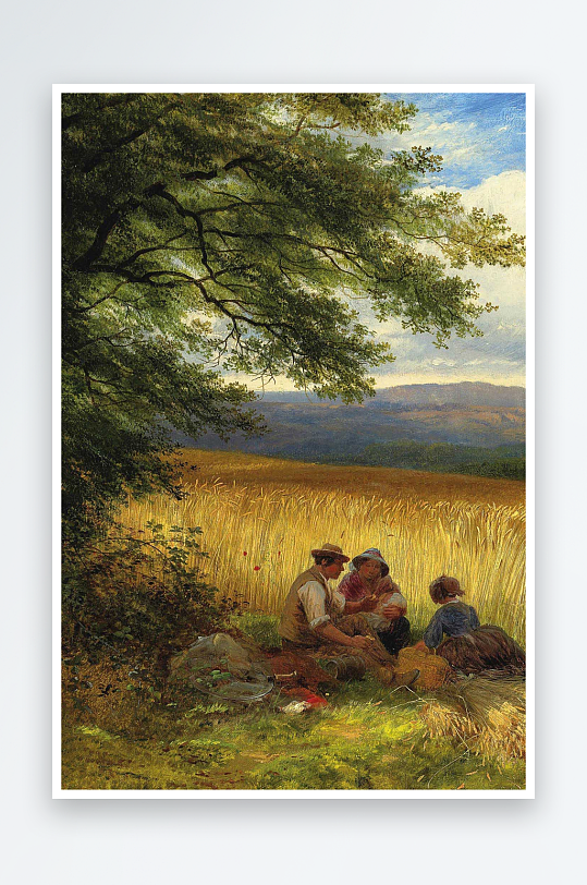 欧美风景画油画装饰画-众图网