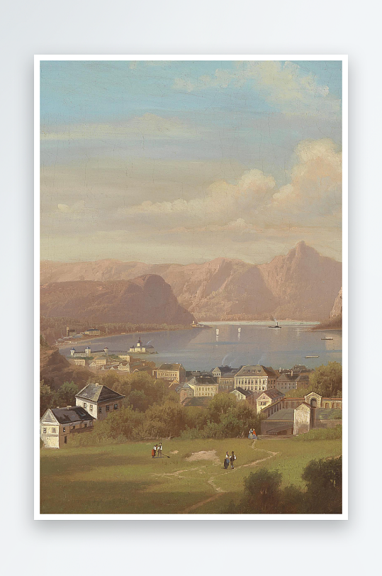 欧美风景画油画装饰画-众图网