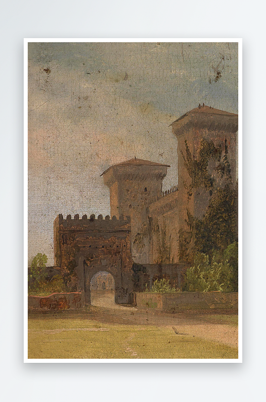 大气欧美风景画油画装饰画-众图网