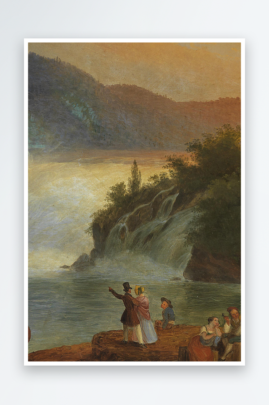 欧美风景画油画装饰画-众图网