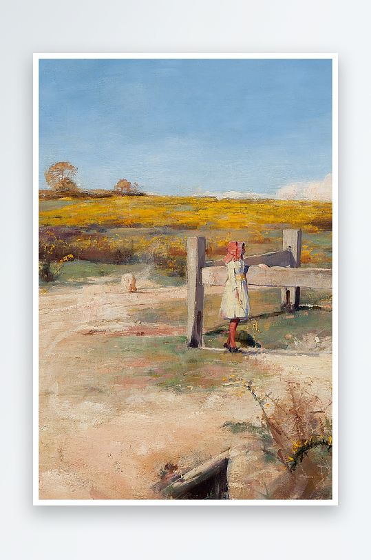 欧美风景画油画装饰画-众图网