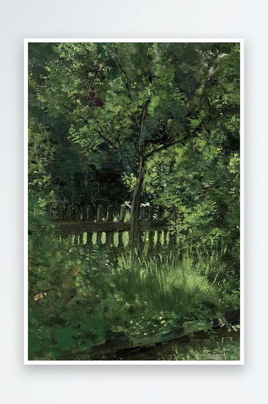 欧美风景画油画装饰画-众图网