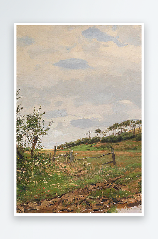 欧美风景画油画装饰画-众图网