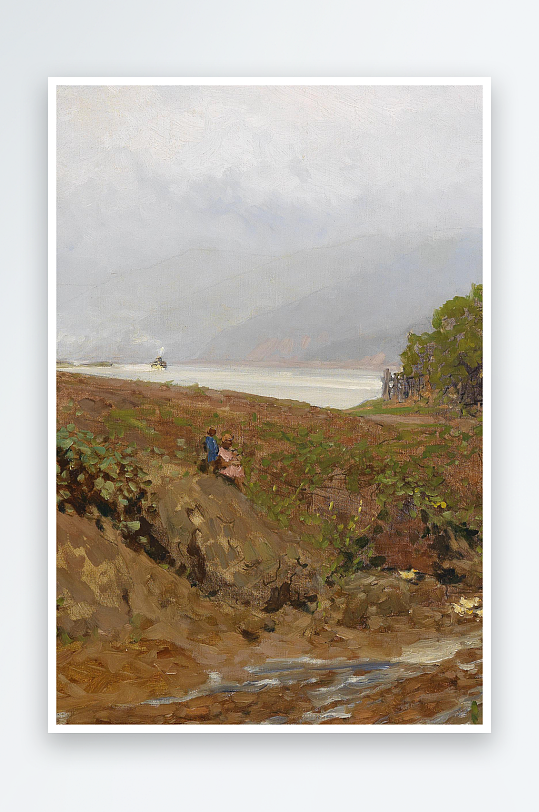 欧美油画风景画装饰画-众图网