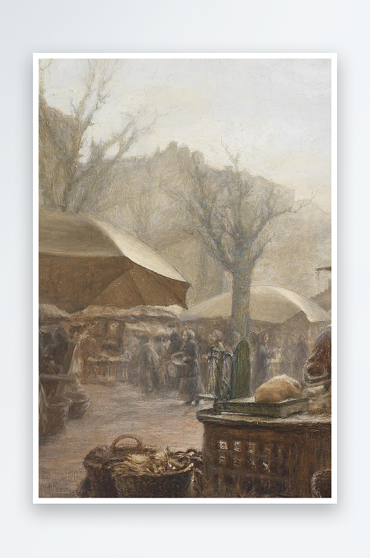 欧美油画风景画装饰画-众图网