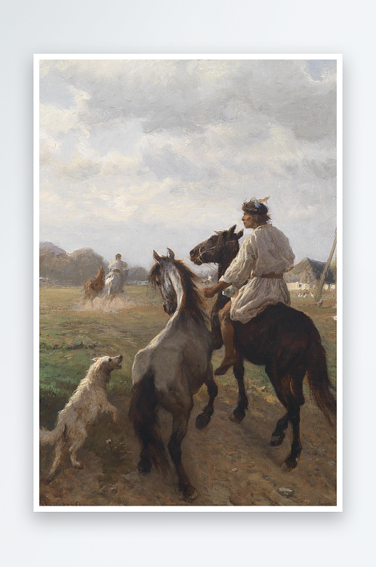 欧美油画风景画装饰画-众图网