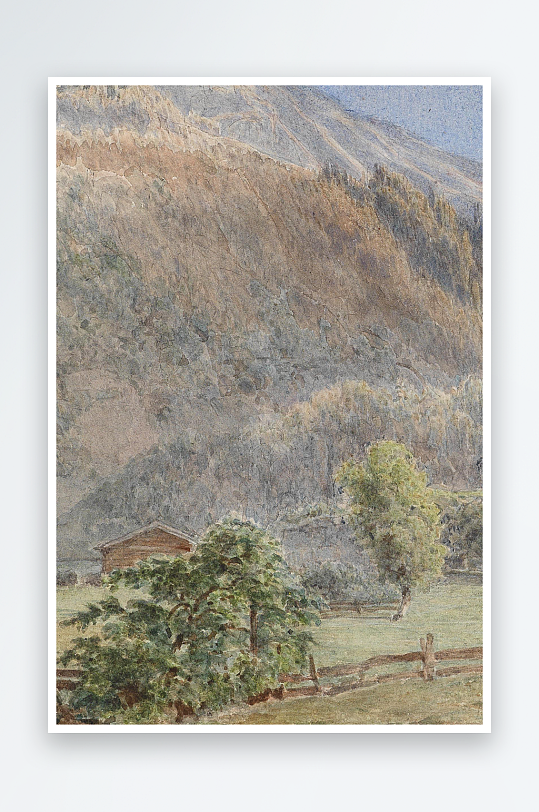 欧美油画风景画装饰画-众图网