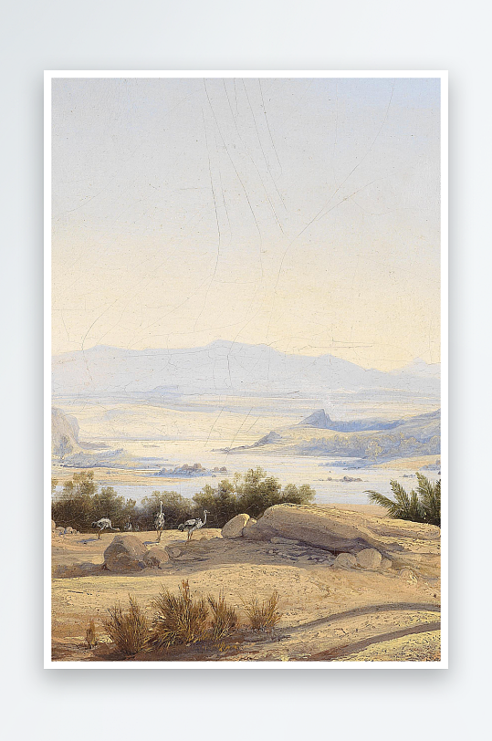 高清欧美油画风景画装饰画-众图网