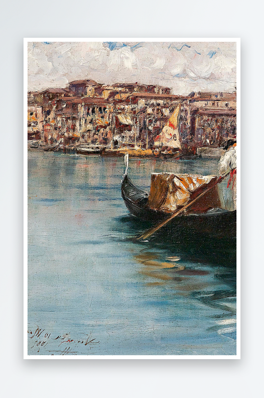 欧美油画风景画装饰画-众图网