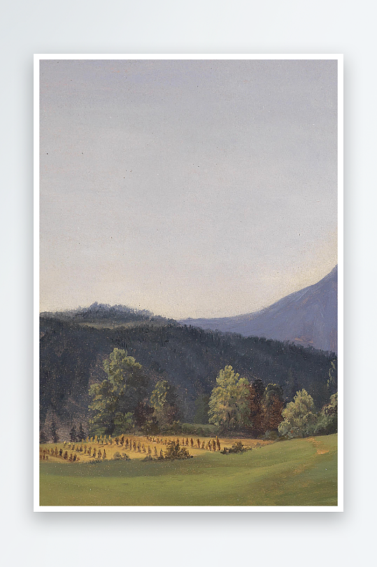 欧美油画风景画装饰画-众图网