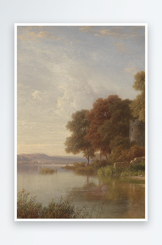 欧美油画风景画装饰画图片-众图网