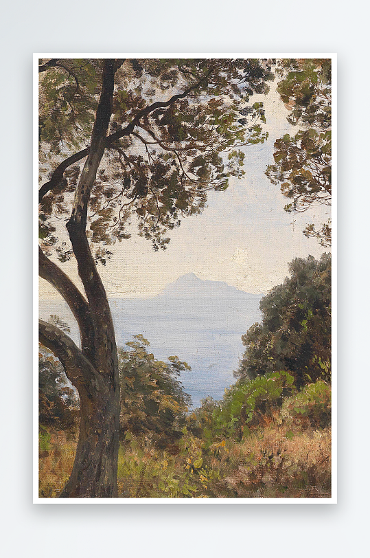 欧美油画风景画装饰画图片-众图网