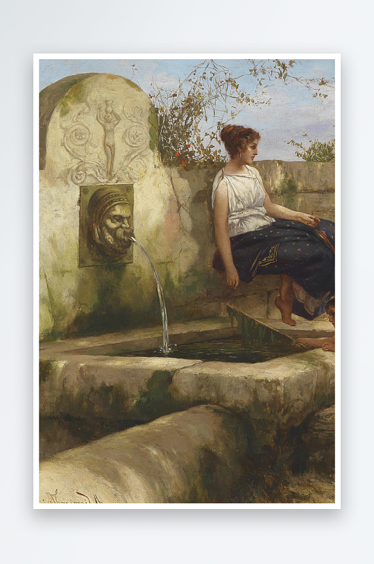 欧美油画风景画装饰画图片-众图网