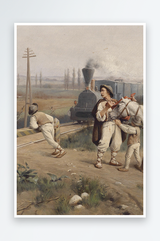 欧美油画风景画装饰画图片-众图网