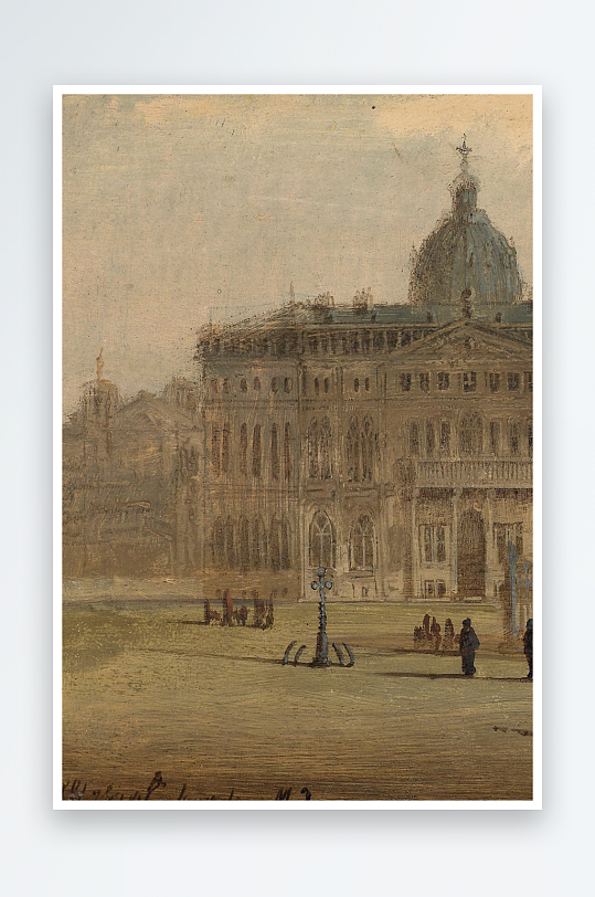 欧美油画风景画装饰画-众图网