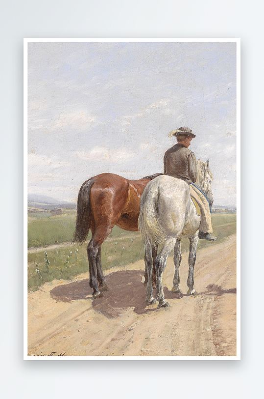 欧美油画风景画装饰画-众图网