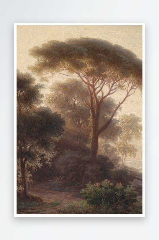 欧美油画风景画装饰画-众图网