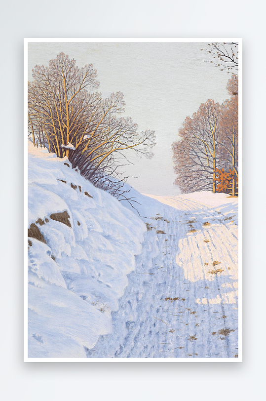 大气欧美油画风景画装饰画-众图网