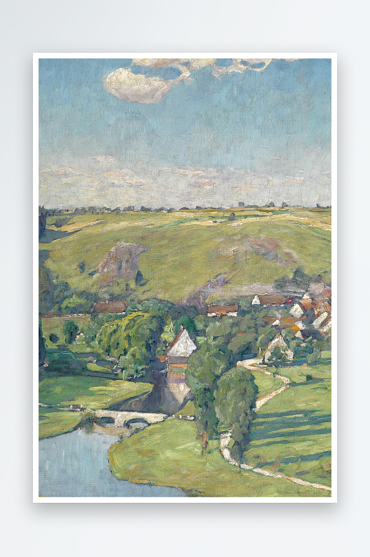 大气欧美油画风景画装饰画-众图网