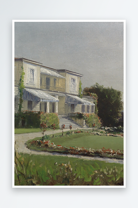 大气高清欧美油画风景画装饰画-众图网