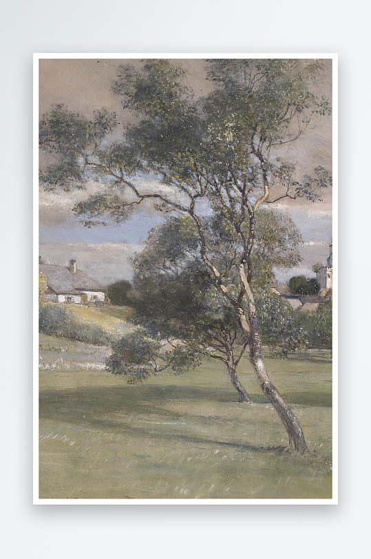 大气欧美油画风景画装饰画-众图网