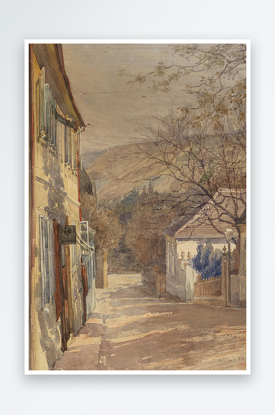 大气欧美油画风景画装饰画-众图网