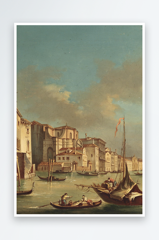 欧美油画风景画装饰画素材-众图网