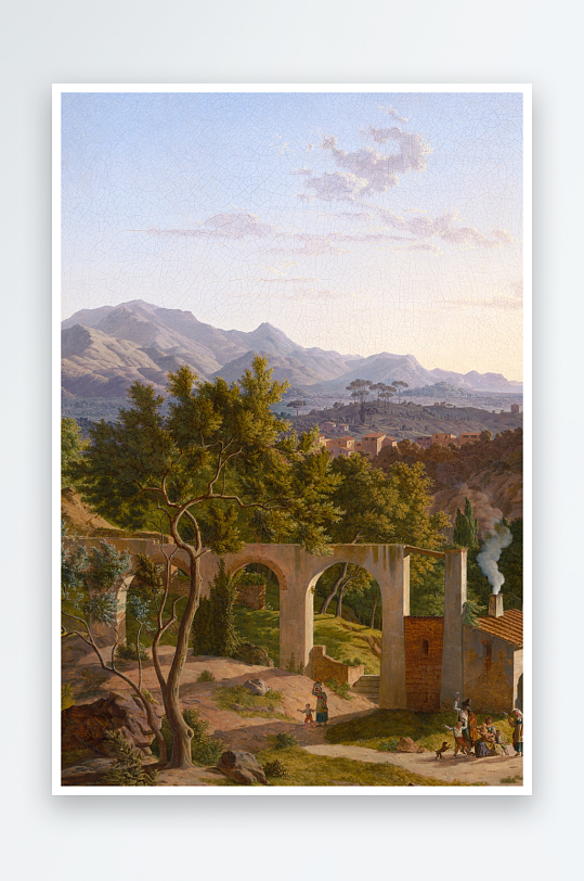 欧美风景画油画装饰画-众图网