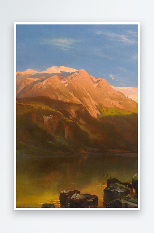 高清欧美风景画油画装饰画-众图网