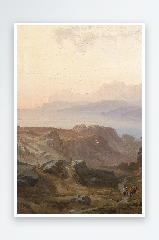 欧美风景画油画装饰画-众图网