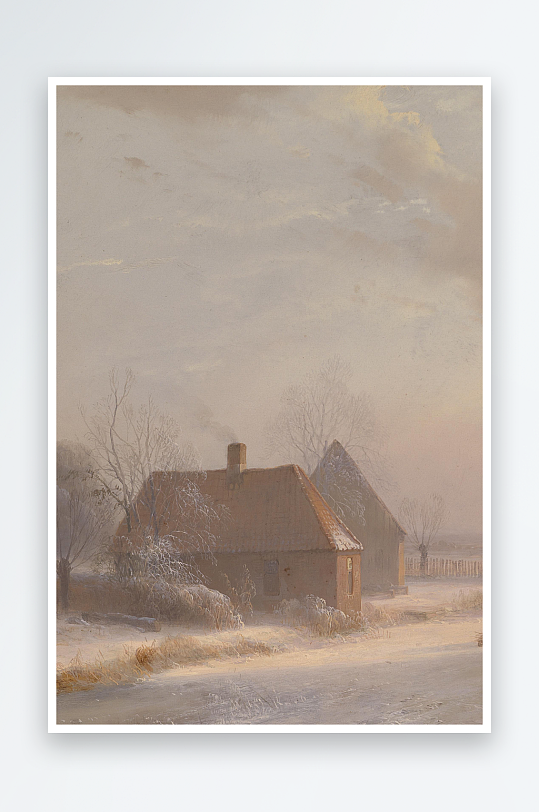 欧美风景画油画装饰画-众图网