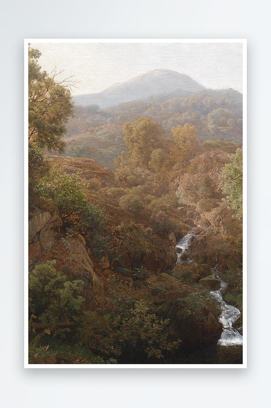 欧美风景画油画装饰画-众图网