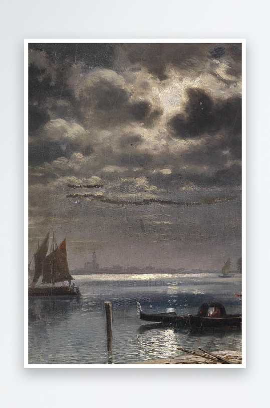 欧美风景画油画装饰画-众图网