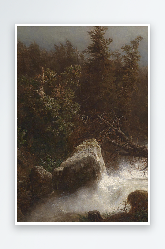 欧美风景画油画装饰画-众图网