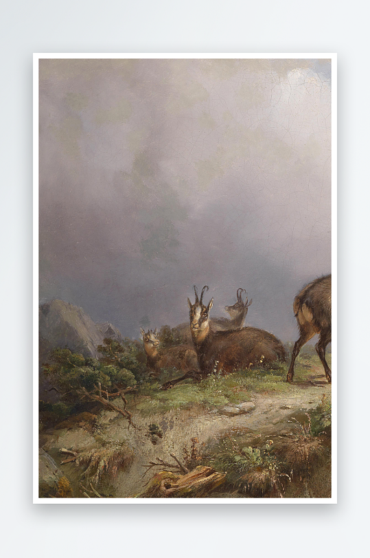 欧美风景画油画装饰画-众图网