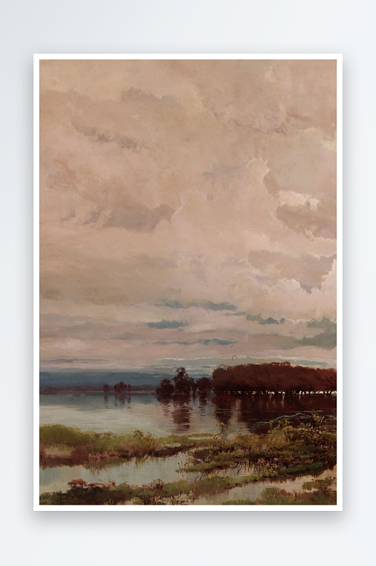 欧美风景画油画装饰画-众图网